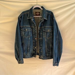 Bugle Boy Millennium Series Vintage Blue Denim Jean Jacket Size Large